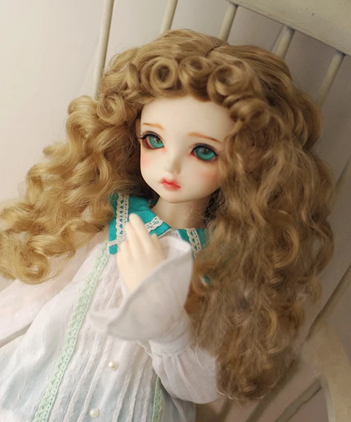 Парики для куклы BJD искусственные мохеровые парики молочного чайного