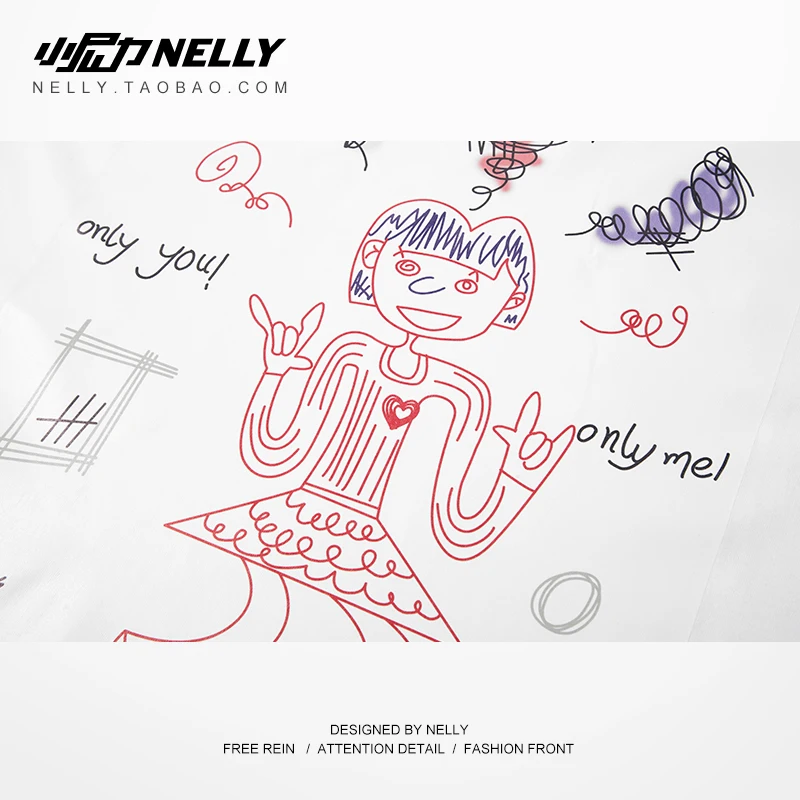 NELLY 2019 летняя спортивная футболка с короткими рукавами для девочек повседневные
