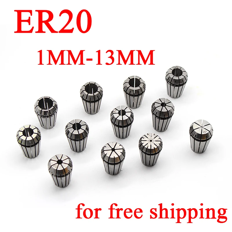 

1PC ER20 1-13MM Spring Collet Set CNC Workholding Engraving&Milling Lathe