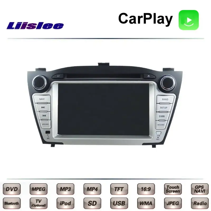 Для hyundai ix35 Tucson ix 35 2009~ Автомобильный мультимедийный телевизор DVD gps Радио Carplay стиль навигация Navi