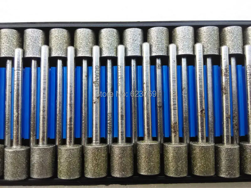 Diamond Burrs Bur Bit Dremel Rotary Drill Bit Diamond Mounted Point 30pcs//lot