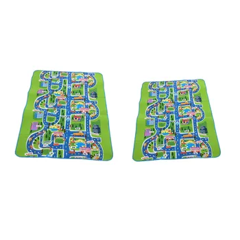 

MrY Baby Play Mat Toys Children's Crawling Mat Rug Playmat Developing Mat Thickening Joy City Children's Game Mats Foldable