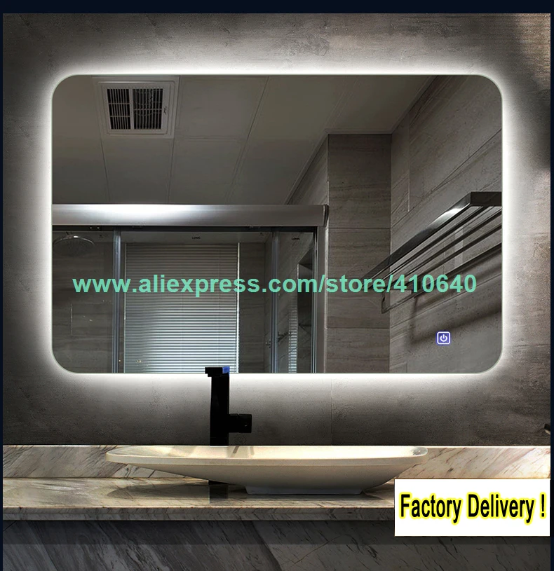 Light Mirror Touch Switch Bathroom Smart Mirror Switch LED Touch