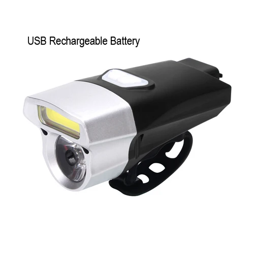 NEWBOLER 350 люмен фонарь для велосипеда USB Велоспорт велосипед спереди фары для MTB дорожный лампы велосипедные аксесуары - Цвет: usb rechargeable