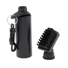 Protable Golf Club Groove Brush Plastic Cleaning Brush Golf Cleaner With Water Bottle Self-Contained Water Brush - Black Ball Protable Golf Club Groove Brush Plastic Cleaning Brush Golf Cleaner With Water Bottle Self-Contained Water Brush - Black Ball