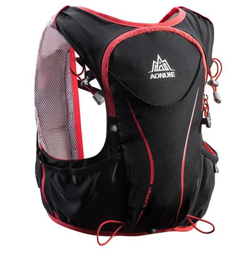 AONIJIE Outdoor Sports Running Backpack 5L Marathon Hydration Vest Pack Water Bladder Hiking Camping Running Marathon Race