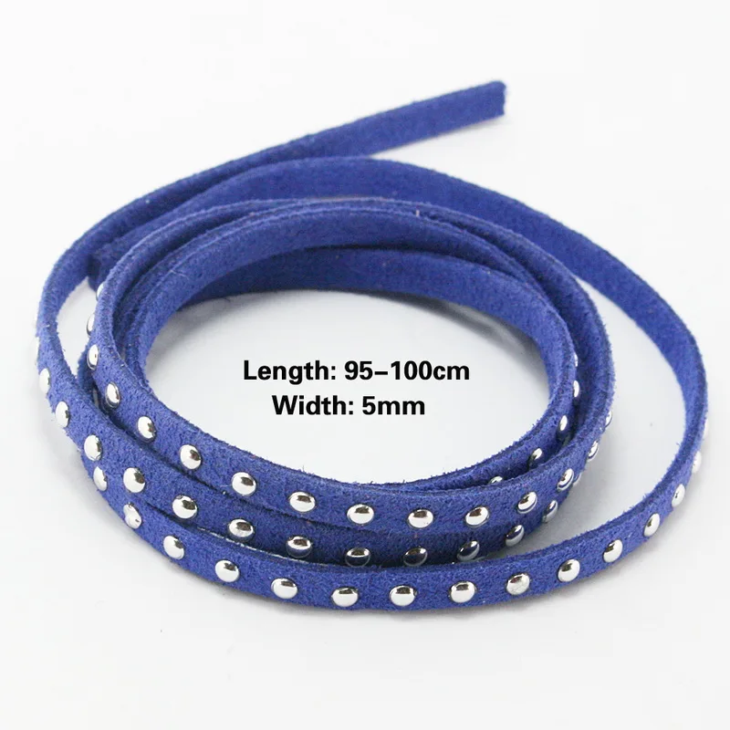 Новое поступление 5 мм шнуры из искусственной замши золотой шнур для самостоятельного изготовления ювелирных изделий Браслеты ожерелье платье аксессуары - Цвет: Dark Blue