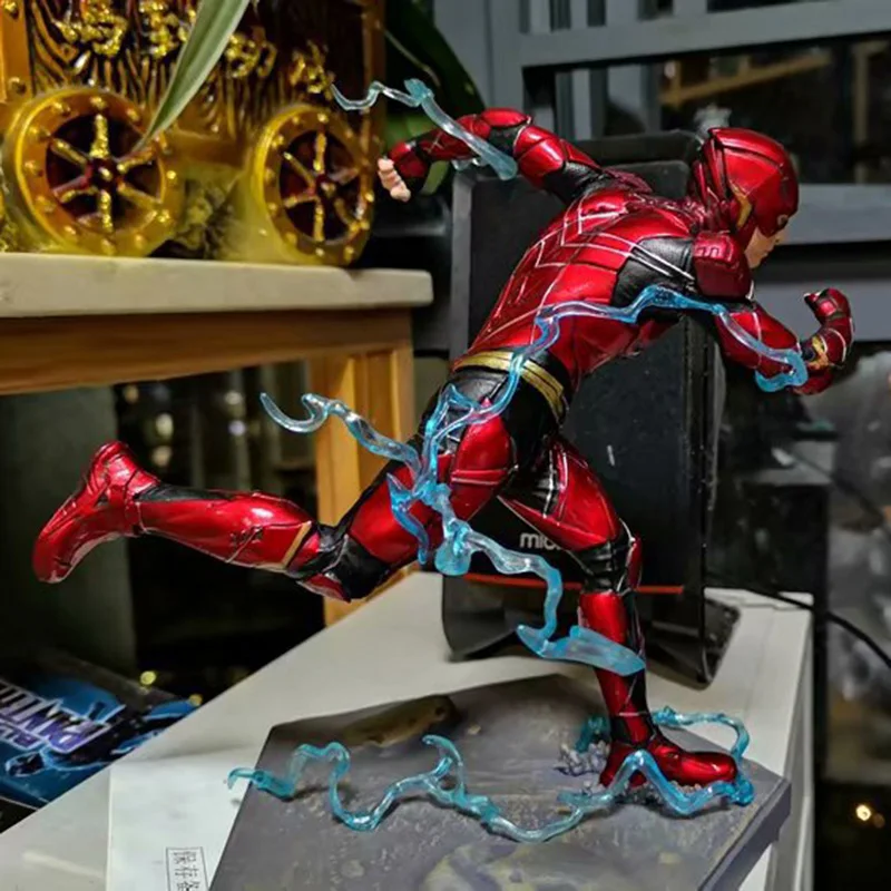 Movie Justice League The Flash Iron Studios Running Version  PVC Action Figure Collection Model Toy Doll Gift (3)