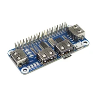 Raspberry Pi 4 Port USB Hub USB to UART for Serial Debugging compatible with USB2.0/1.1 for Raspberry Pi 3 / 2 / Zero / Zero W