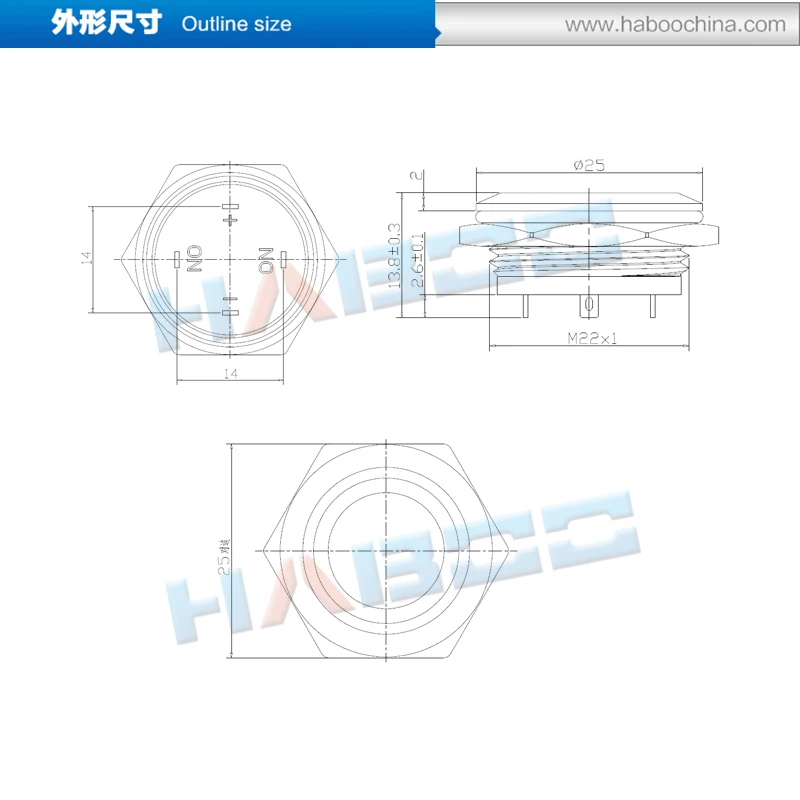 22mmLED