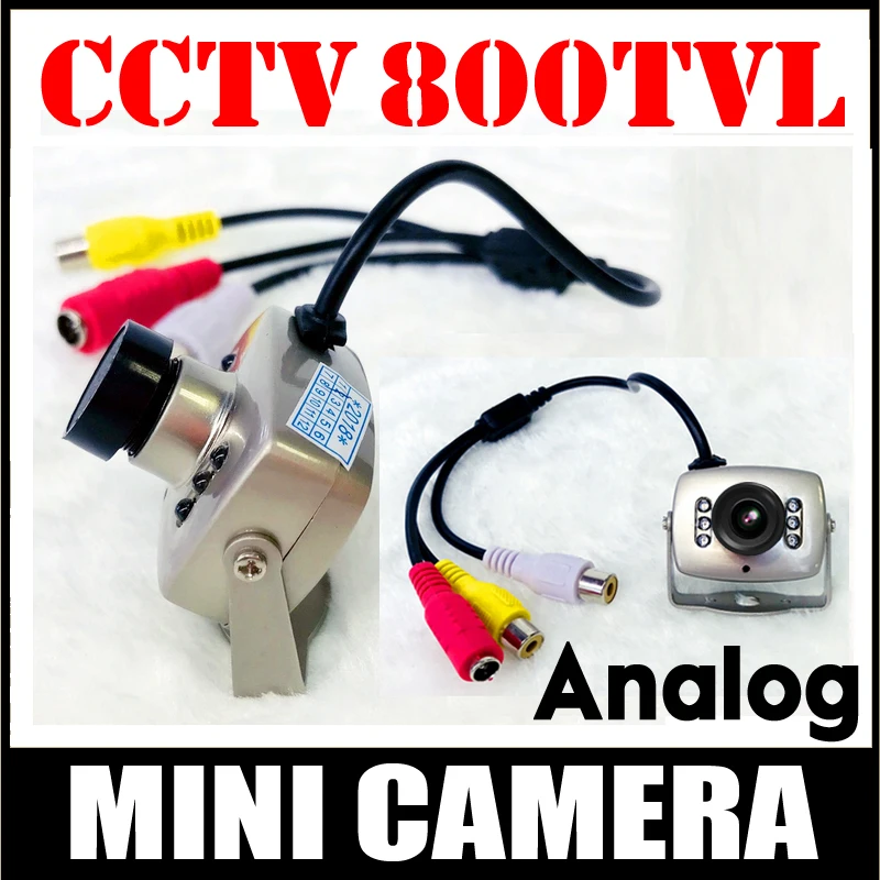Супер микро ночного видения 700TVL CCTV HD мини камера AV Аудио Микрофон металлический