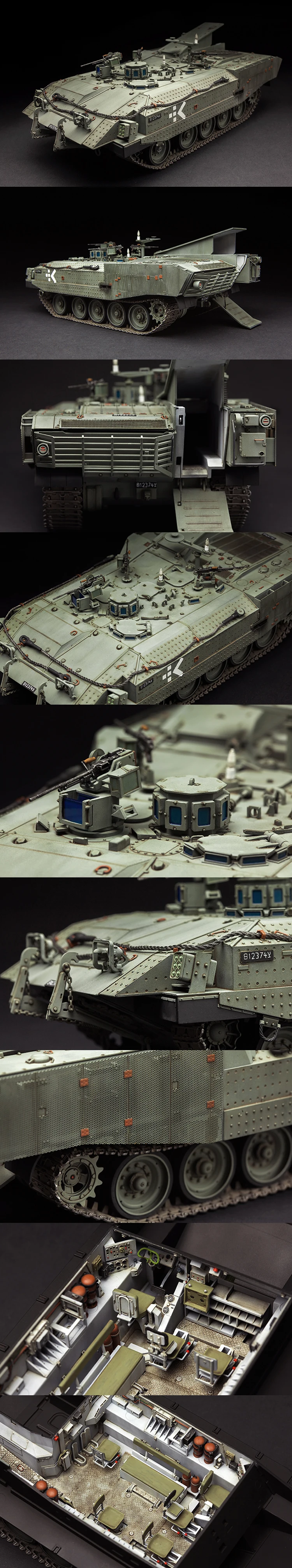 SS-008 1/35 Израиль ачзарит тяжелый бронированный транспортер позже Модель Строительный набор игрушка