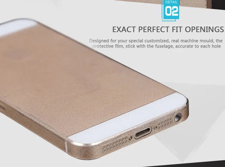 2016NEW matte transparent back film stickers for iphone 44s55sin mobile screen protector highscreen (10)