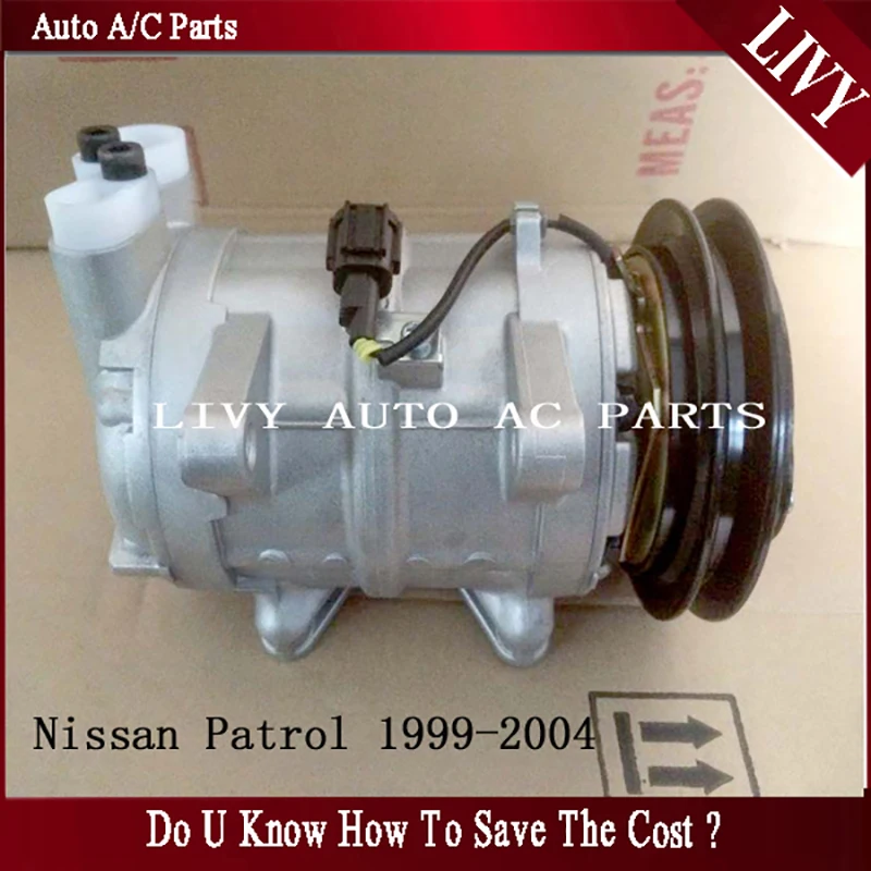 2 Car ac compressor for Car Nissan Patrol GR Y61 2.8 97-05 2600-VB005 92600-VB005  92600-VB300 92600VB005  92600VB300