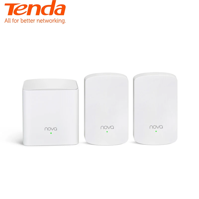 Tenda Nova MW5 весь дом сетки гигабитный Wi-Fi Системы с AC1200 2,4G/5,0 ГГц Wi-Fi Беспроводной маршрутизатор и ретранслятор, приложение дистанционное управление