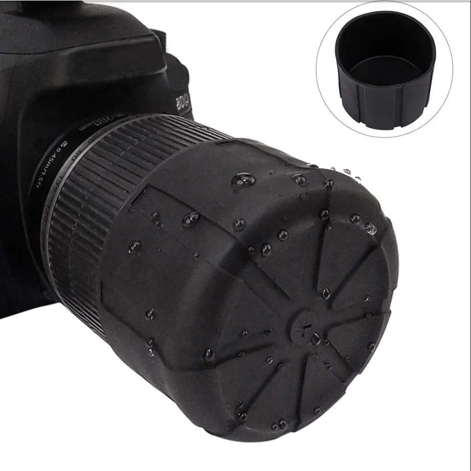 

Waterproof Universal Anti-Dust Fallproof SLR Camera Silicone Protector Lens Cover DSLR protective Rear Lens Cap Cover for Nikon
