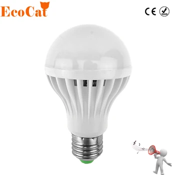 

LED Sound Sensor light Bombillas Led E27 Bulb Auto Smart Sound+Light Control Lampadas 3W 5W 7W 220V Lamparas Sound bulb
