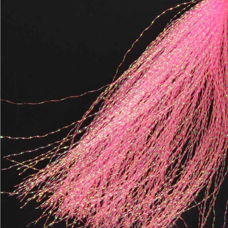 10 мешков ночной светящийся мухобойка материал кристальная вспышка голографическая приманка для рыбалки завязывание изготовление - Цвет: QX-65