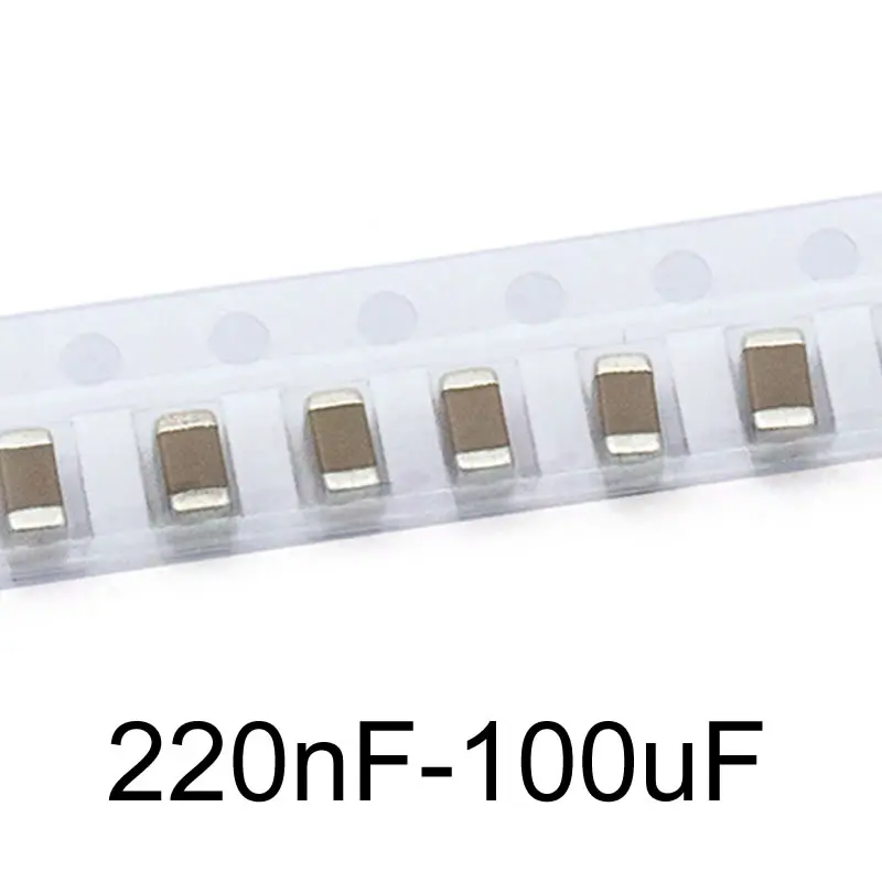 MCIGICM 1206 smd capacitor ceramic 22pf 100nf 10uf capacitors sets 0.5pF-100uF