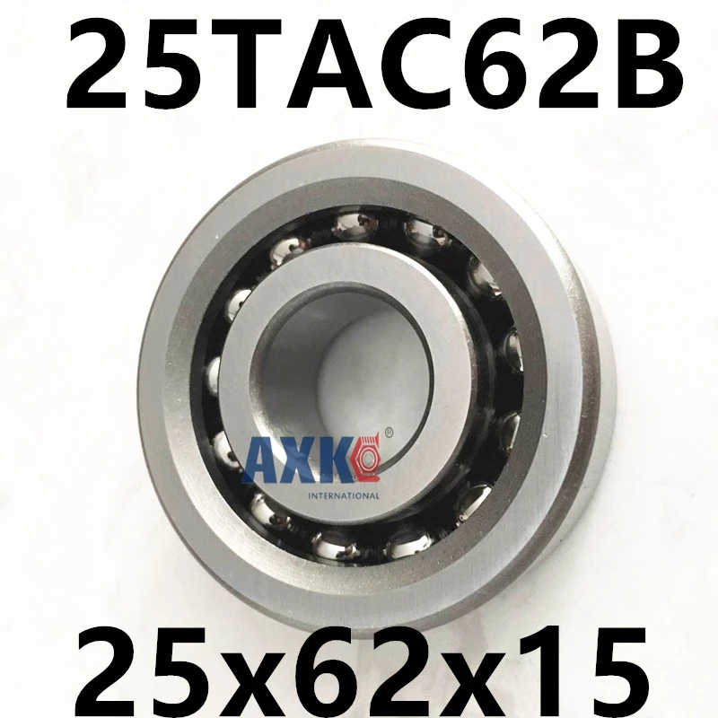 1pcs 25TAC62B 25 TAC 62B SUC10PN7B 25x62x15 AXK High Speed Load Capacity Ball Screw Support Bearings | Обустройство дома