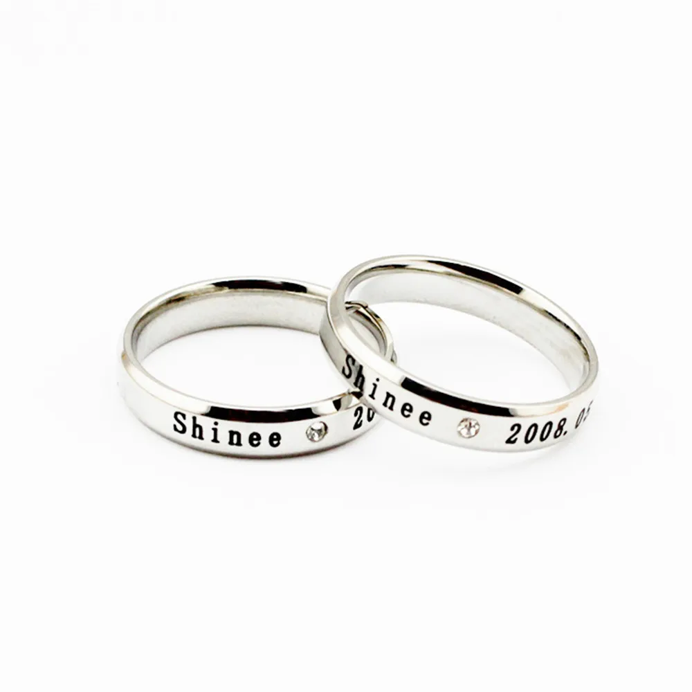 Вента Аль пор мэр KPOP shinee anillo de Plata Los Hombres o Las Mujeres anillos отправить кожаный шнур|cord|cord