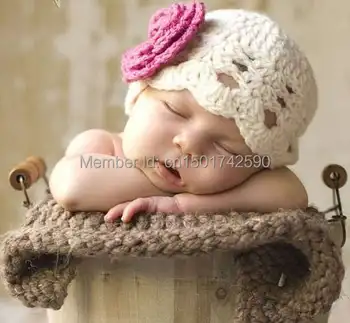 

newborn baby cap Women baby hat baby knitted hat princess hat child cap photography cap bonnet