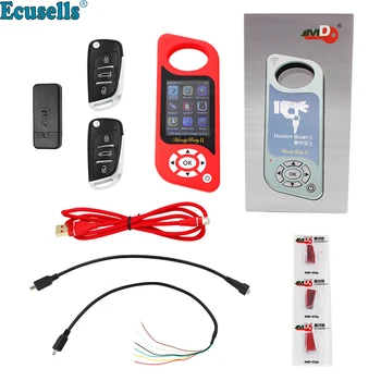 

Handy Baby 2 II Key Programmer Hand-held Car Key Copy Key Programmer for 4D/46/48 Chips 96bit 48 function English Spanish RED