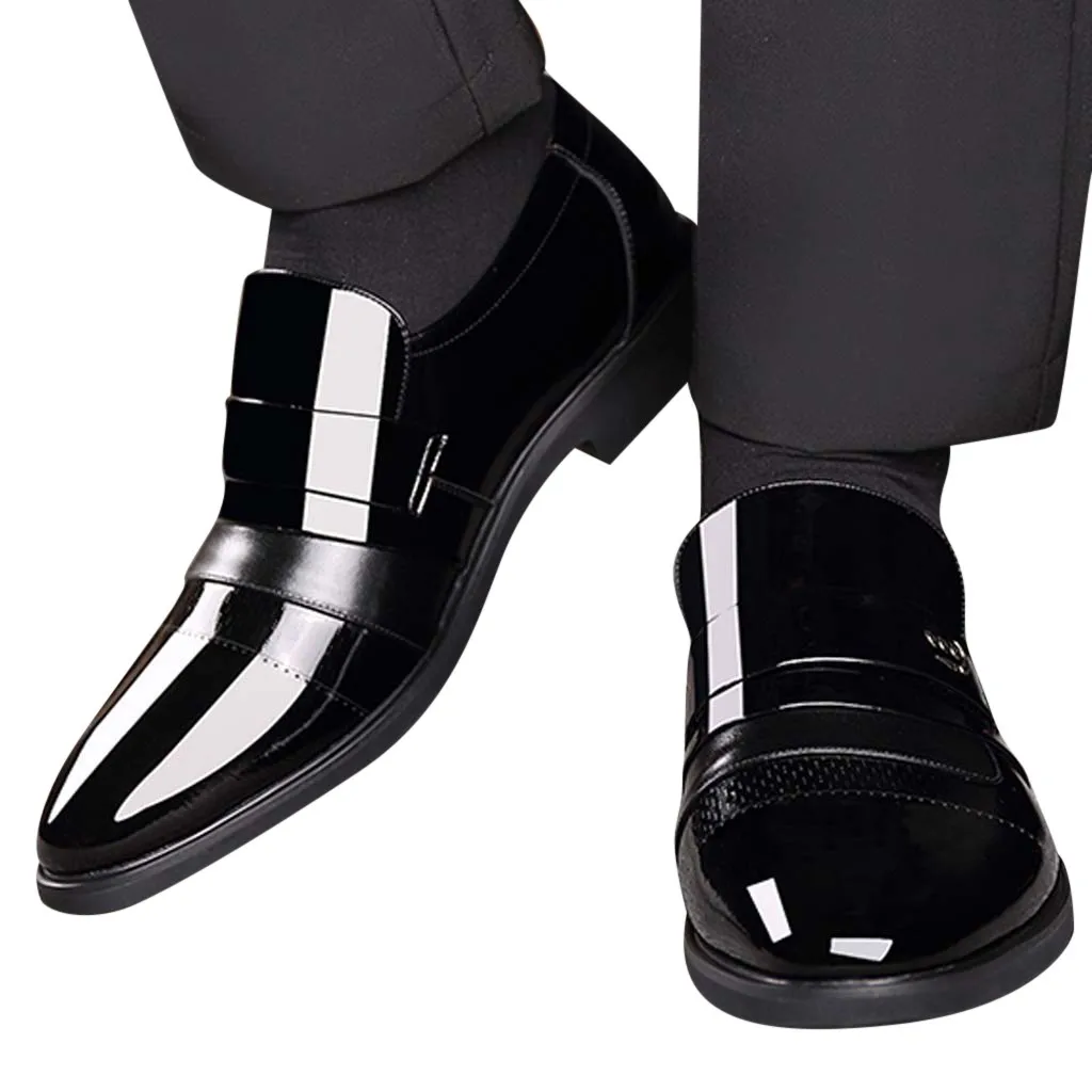 

Perimedes Men's ballroom men dance shoes Discount Ballroom Salsa Tango Leather Patent Leather Business Men's Dance Shoes#g25