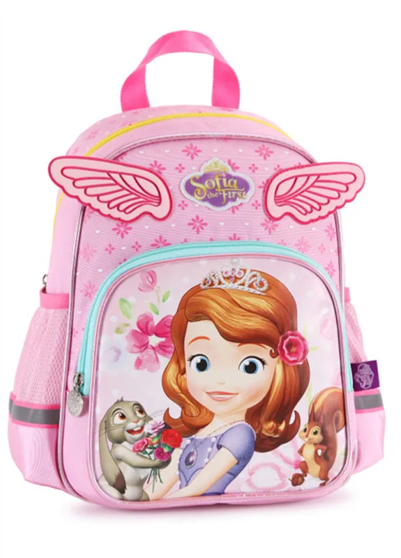 Милые Мультяшки, для принцессы София первые крылья сумка для детского сада, Дошкольные Рюкзаки Детские школьные рюкзаки детские школьные рюкзаки для девочек