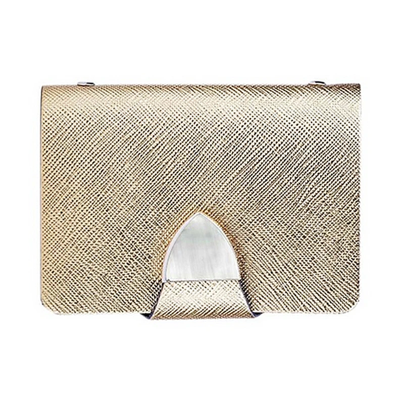 

Synthetic Leather Business Case Wallet ID Credit Card Holder Purse For 26 Cards Golden