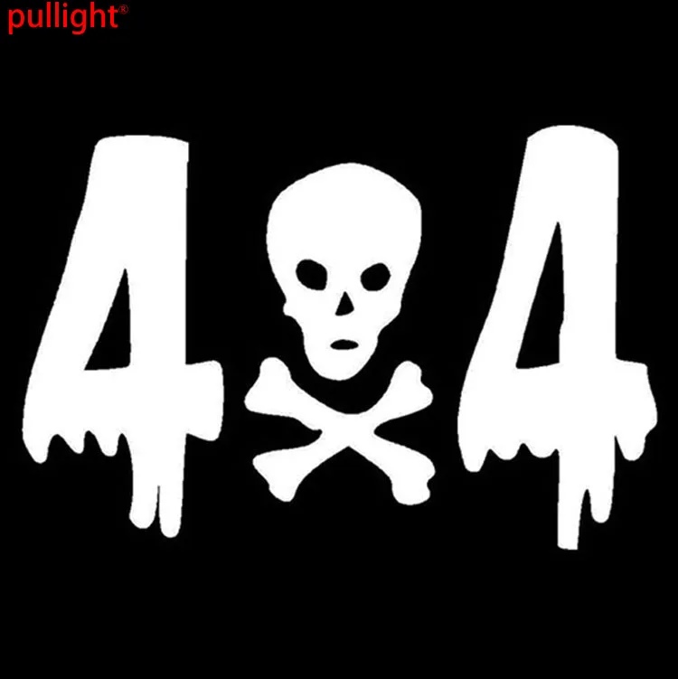 4x4 SKULL And Crossbones Car Decorative Stickers Decals Motorcycle Car Styling