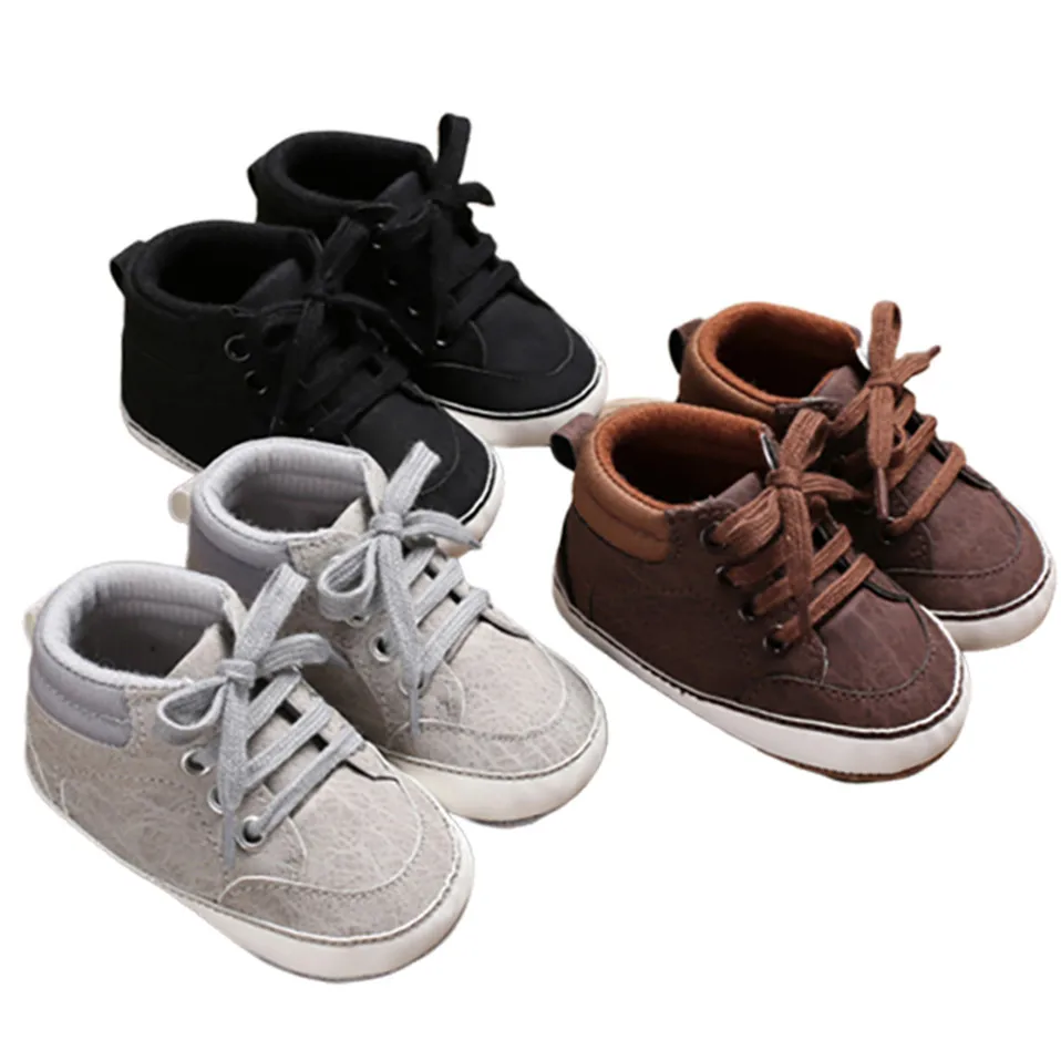 Новинка года; детская обувь для маленьких мальчиков и девочек; обувь для новорожденных мягкая подошва; кроссовки из хлопка; Спортивная Повседневная Теплая обувь для первых шагов