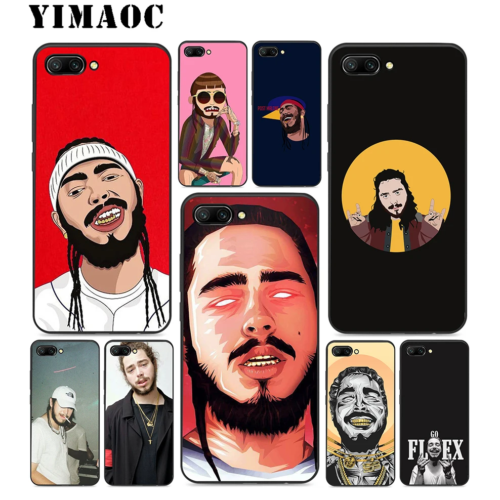 Мягкий силиконовый чехол YIMAOC Post Malone для huawei Honor mate 10 P20 P10 P9 P8 P Smart Y6 6A 7A 7X 7C Lite Pro 2017 2018