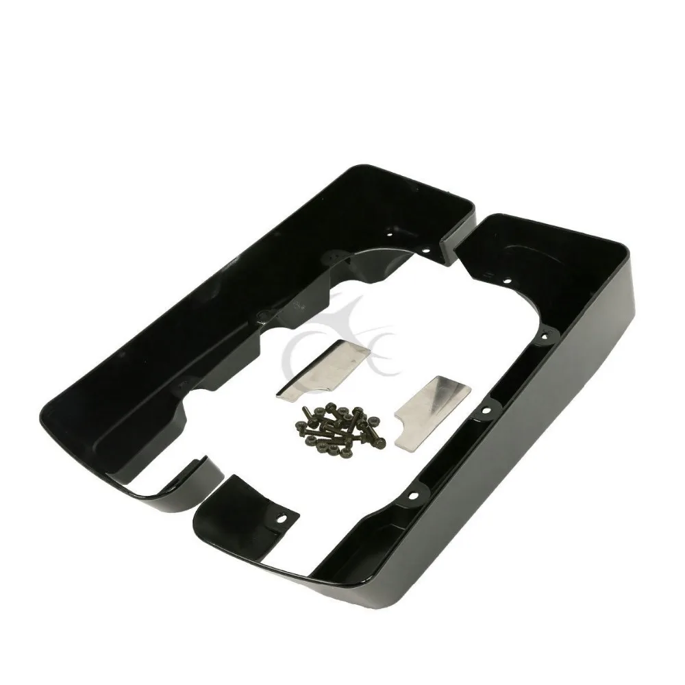 

Motorcycle 4" Stretched Extended Hard Saddlebag Extensions For Harley Touring Glide Motorcycle 94-13