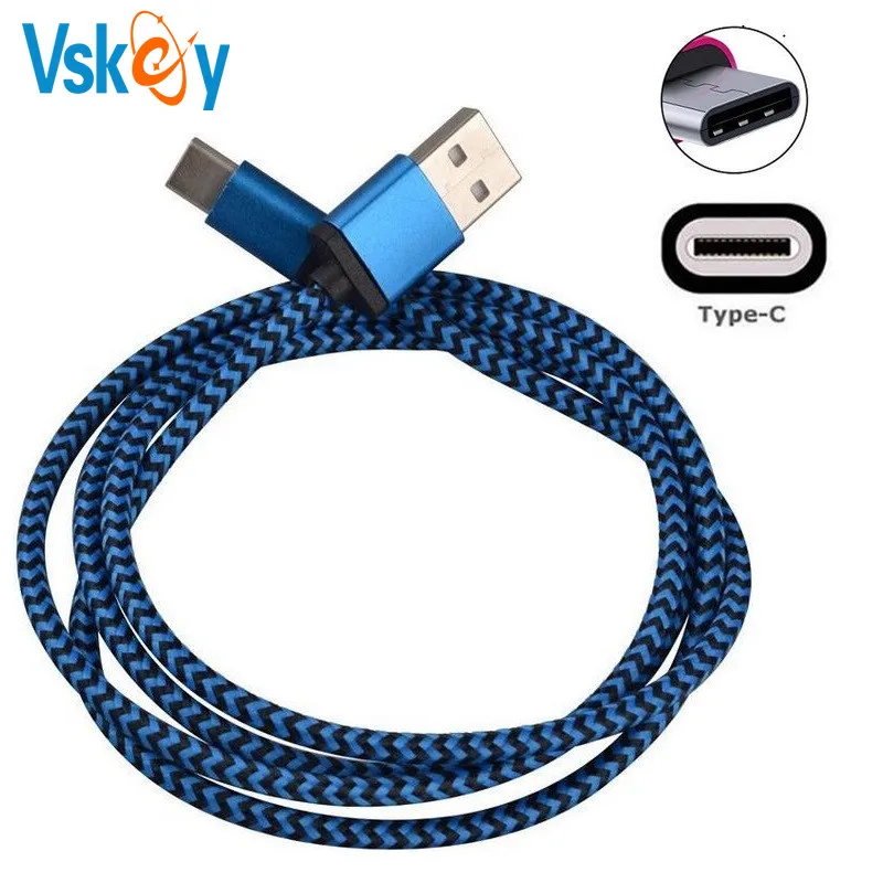 

VSKEY USB Type C Cable For Samsung Galaxy S10 Plus S10E M20 M30 A20 A30 A50 A70 A80 Fast Charging & Sync Data Type-C Cables