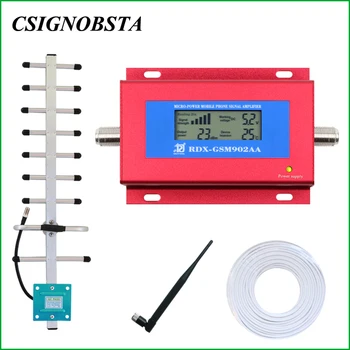 

High Quality Cellphone GSM 2G Repeater LCD Display Mobile Phone GSM900 MHz Signal Booster Amplifier Red Color on Promotion