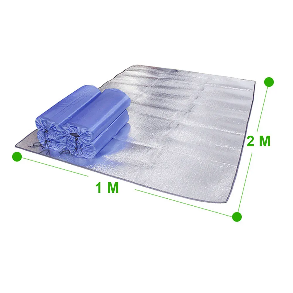 Fofar Waterproof Aluminum Foil EVA Camping Mat Foldable Folding