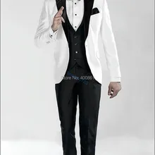 Скромные смокинги для жениха, костюм жениха, вечерние платья для выпускного вечера, деловой костюм(пиджак+ брюки+ жилет+ галстук+ косынка) ОК: 1245