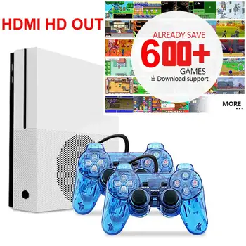 

Mini HDMI TV Video Game Console Retro Handheld Game Console Pre-installed 600 Classic Games For Nes Game With 2 Controllers r20