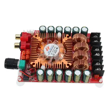 

CLAITE TDA7498E 2*160W Dual Channel Power Amplifier Stereo Audio Amplifier Module Support BTL Mode For skeaper