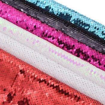 

1 Yard Double Face Sequin Fabric For DIY Patchwork Handbag Dresses Garment Material Craft Sewing Accessories