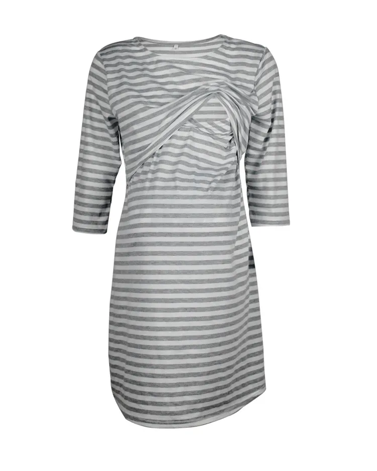 Spring summer maternity clothes maternity dresses pregnancy clothes for Pregnant Women nursing dress Breastfeeding Dresses (27)