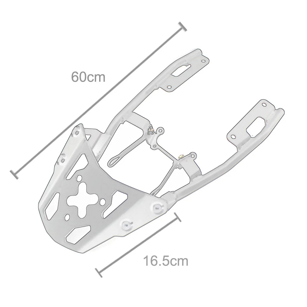 LJBKOALL MT 09 MT09 FZ09 FZ 09 аксессуары для мотоциклов Алюминиевый задний багажник для YAMAHA FZ-09 MT-09 черный