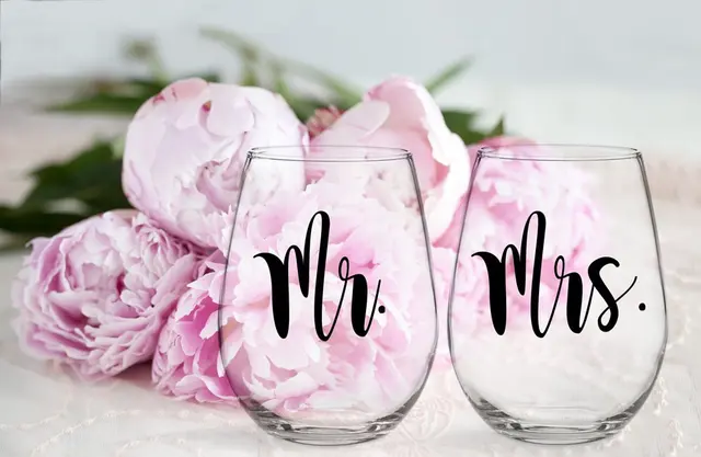 Mr. and Mrs. Wedding Gift Basket Set YETI Tumbler