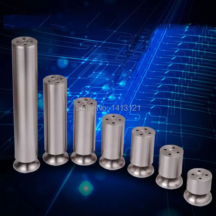 

12cm stainless steel furniture leg Adjustable furniture foot bed cabinet coffee table sofa supporting leg hardware