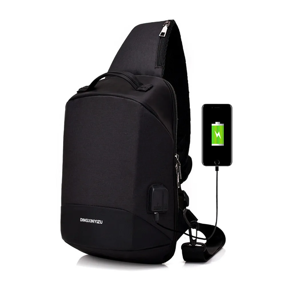 

Cool Street Rucksack Patchwork USB Charging Hot Sale Backpack Anti-thift 2019 Fashion Backpacks Laptop Bag Multifunction Daypack