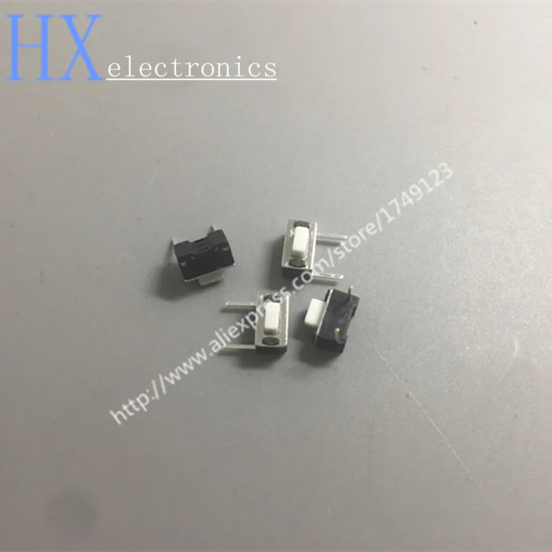 

Free shipping 50PCS 3*6*5mm 2pin Tact Switch 3x6x5mm 2P Side Pin Micro Push Button Tactile Switchs
