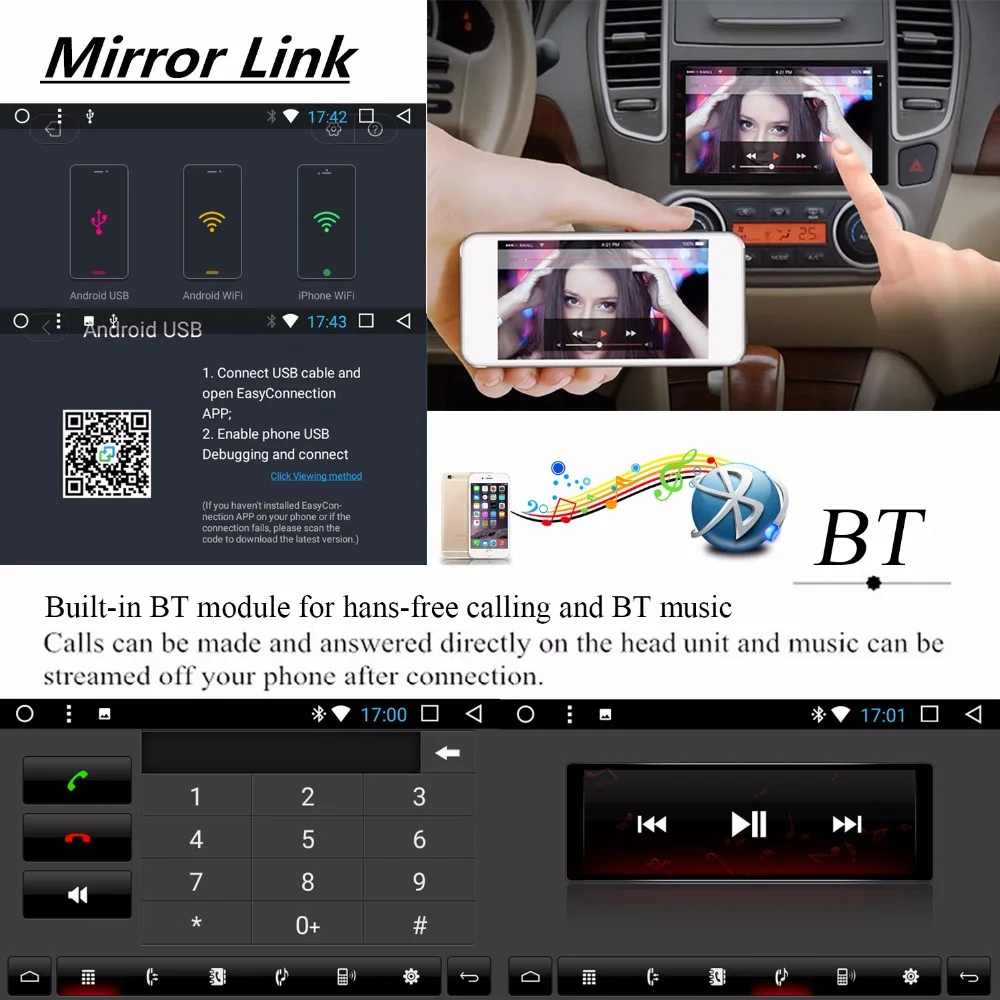 Excellent Panlelo 2 Din Car Radio GPS Android Car Multimedia 7" Touch Screen 1024*600 Video Player Octa-Core 1.6 GHz 2G16G Bluetooth 3