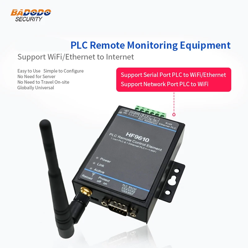 PLC Remote Control Module HF9624 two Serial Ports RS232 RS422 RS485 to