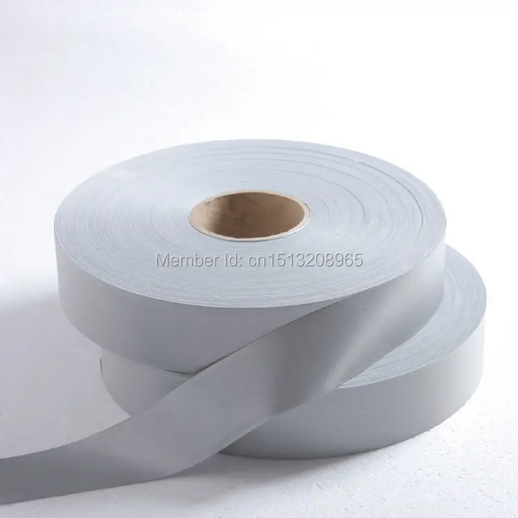 

TM9806:2cm width*100yards length polyester(R>420 cd/lx.m2) class2 reflective fabric\stripe for warning sew
